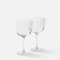 Nude Glass Bar/Giani Set of 2 Long Stem Cocktail Glasses