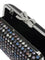 Self-Portrait Multi-crystal knit clutch bag - Black