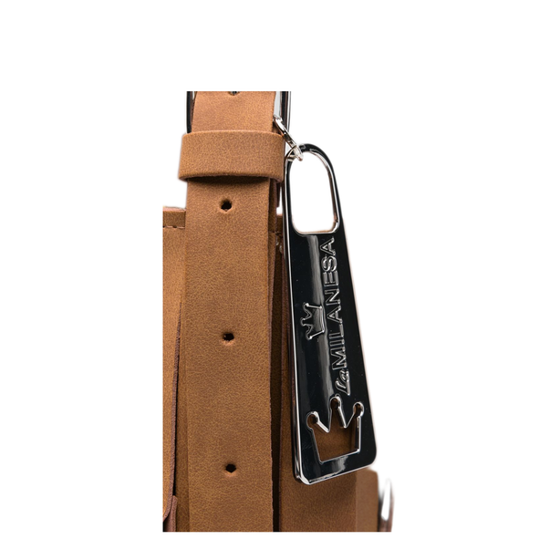 Braided Leather Bucket Bag - Cuero
