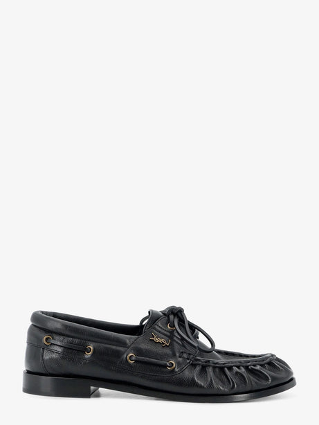 Saint Laurent Le Loafer Bateau leather loafers - Nero