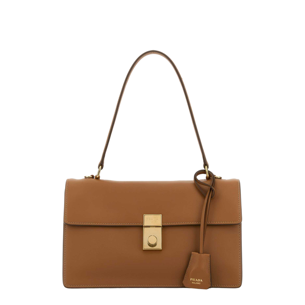 Galleria Saffiano Leather Bag - Cognac
