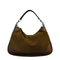B Medium Suede Shoulder Bag - Pepper Brown