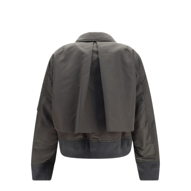 Double Zip Nylon Jacket