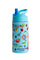 Raindew Kids Animal Lover Water Bottle.   Flip-up Spout/Straw Mechanism and an Integrated carrying loop, Insulated.