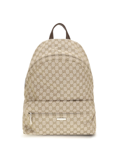 Gucci Large Tag Backpack - Vint.Sand/Dk Bro/Vrv