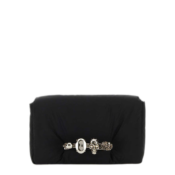 The Puffy Knuckle Nylon Bum Bag - Black