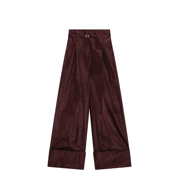 Trousers Silk Red