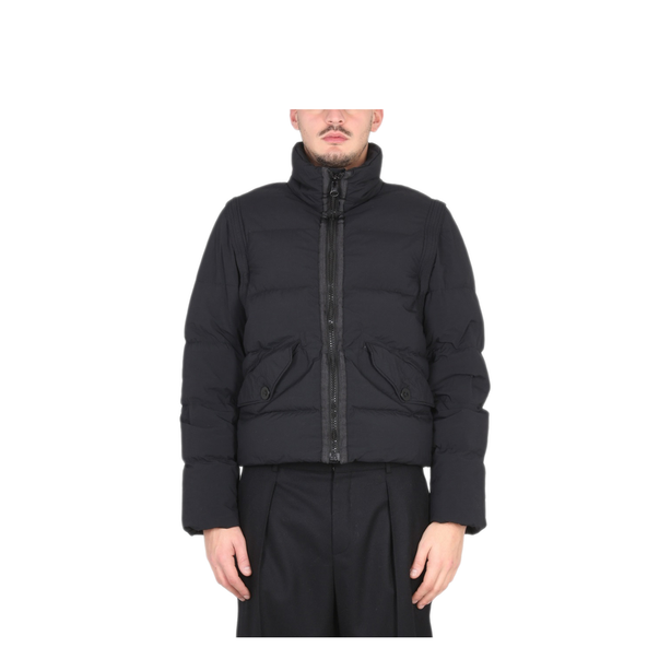 Down Jacket With Removable Sleeves