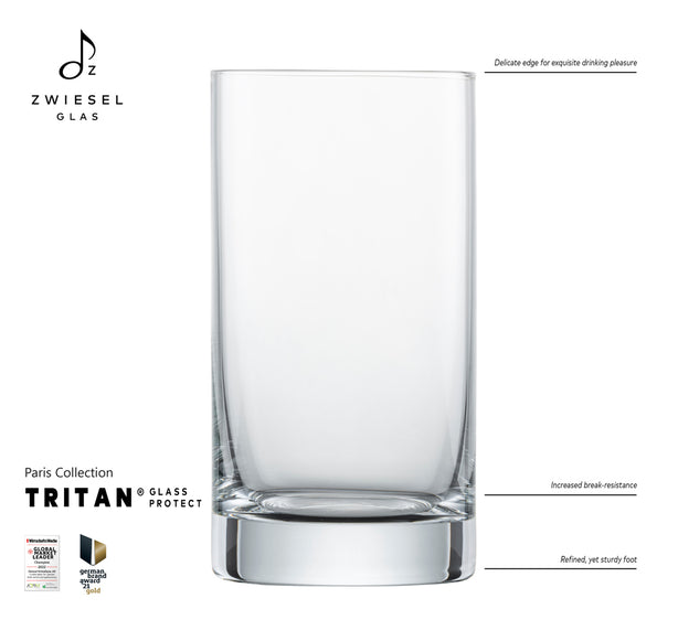 Zwiesel Glas Tritan® Crystal Tavoro/Paris Tumbler Glass (Box of 6)