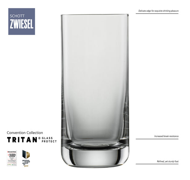 Schott Zwiesel Tritan® Crystal Convention Beer Tumbler Glass (Box of 6)