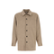 Light Wool Cash Overshirt Sandshell