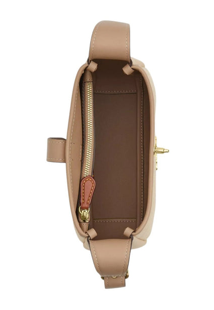 Coach Hadley Mini Crossbody Bag With Signature Canvas - Natural