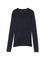 Navy Fine Knit Long Sleeve T Shirt