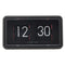 NeXtime Flip Table Clock 18x10x7cm Plastic, Step Movement (Orange/Black)