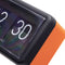 NeXtime Flip Table Clock 18x10x7cm Plastic, Step Movement (Orange/Black)