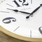 NeXtime Classic Wall Clock 39cm Metal, Silent Movement (Gold/White)