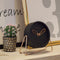 NeXtime Cross Table Table Clock 15.5x17.5cm Resin, Silent Movement (Black Copper)