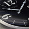 NeXtime Classic Wall Clock 39cm Metal, Silent Movement (Silver/Black)