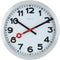 NeXtime Station Number Index Table/Wall clock 35cm Aluminium, Silent Movement (White)