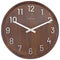 NeXtime Precious Wall Clock 50cm Wood/Metal, Silent Movement (Brown)