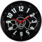NeXtime Modern Gear Clock Wall Clock 36cm Plastic, Quartz Movement (Black)