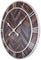 NeXtime Roman Vintage Wall Clock 58cm Wood, Silent Movement (Brown)