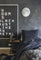 NeXtime Blue Moon Dome Wall Clock 35cm Glass, Silent Movement (Luminous)