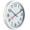 NeXtime Station Number Index Table/Wall clock 19cm Aluminium, Silent Movement (White)