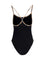 Burberry Check trim Swimsuit - Black