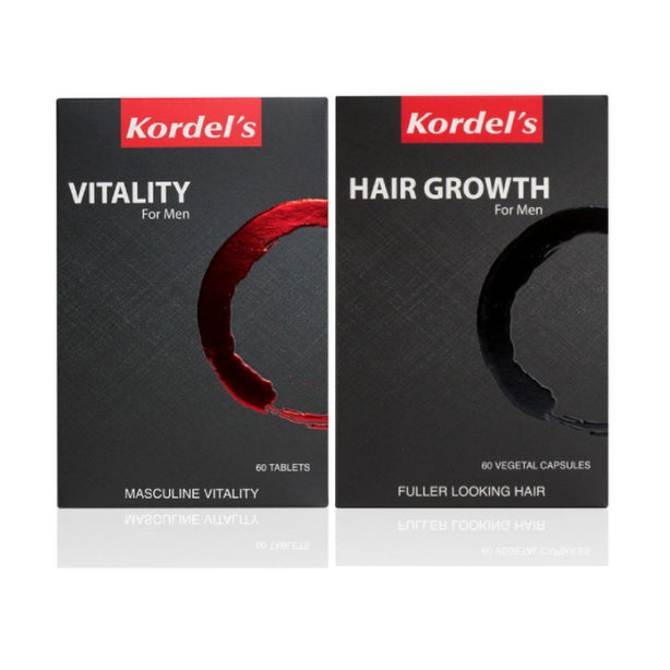 Kordel’s Vitality for Men 60s + Hair Growth for Men 60s