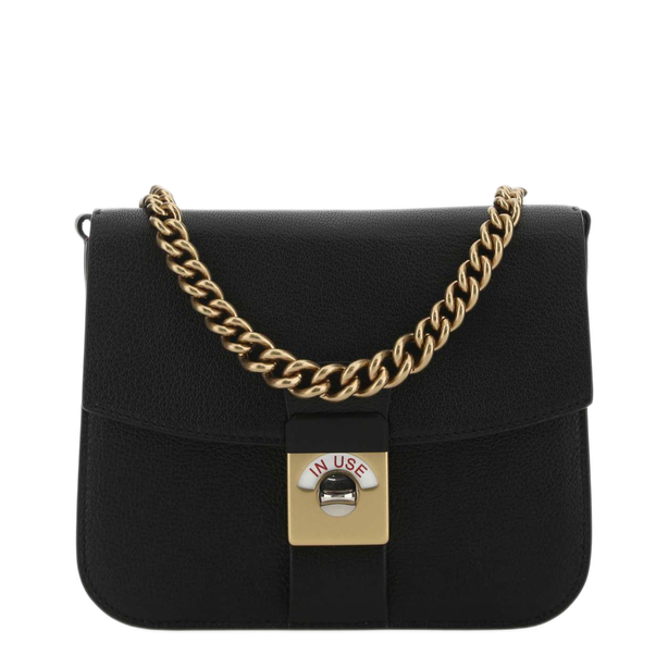 New Lock Square Leather Handbag - Multicoloured