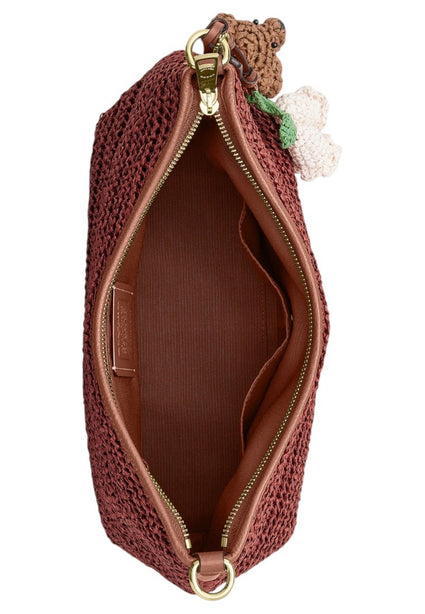 Coach Laurel Shoulder Bag With Charms - Russet Red
