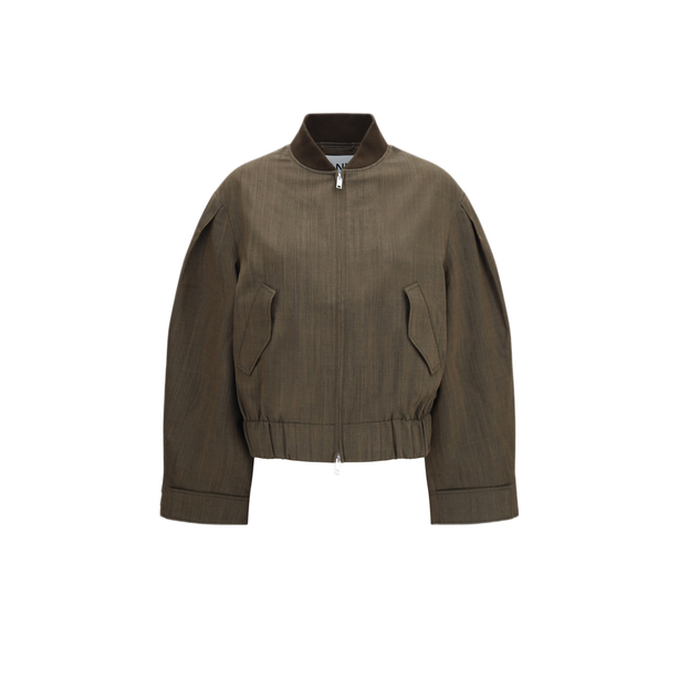 Lightweight Wool Bomber Jacket