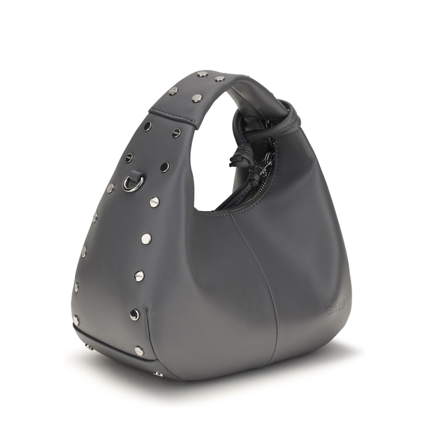 Mini Studded Hobo Handbag