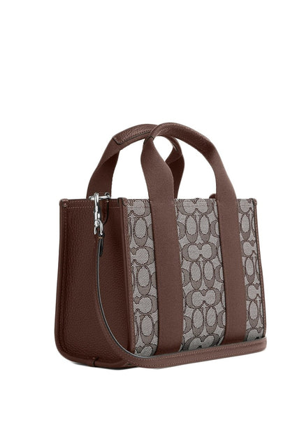 Coach Coach Smith Tote Bag 24 In Signature Jacquard - Oak/Maple