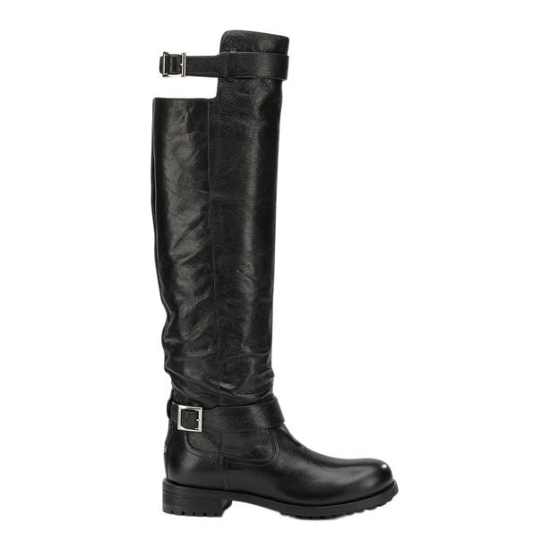 Biker Knee High Boots