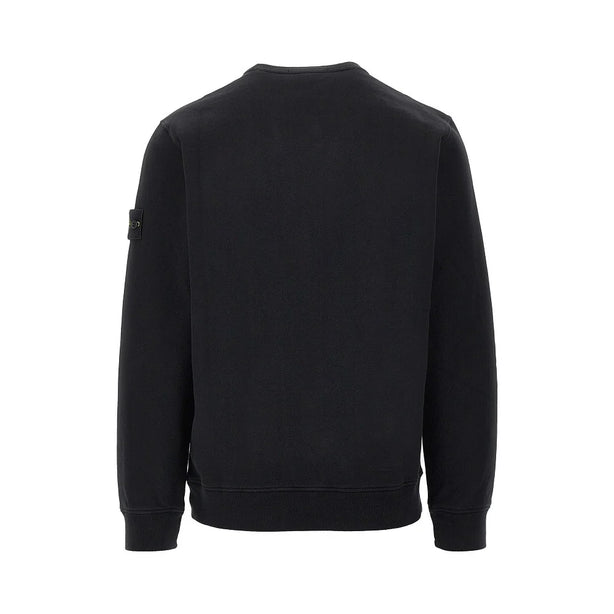 STONE ISLAND Crewneck cotton sweatshirt with Logo Badge
