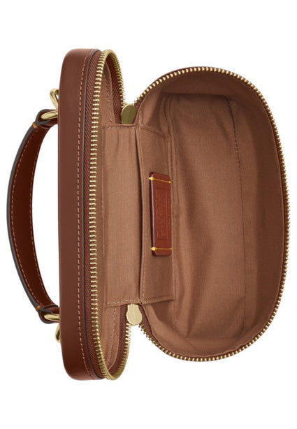 Coach Rainer Crossbody Bag 18 In Signature Canvas - Tan/Brown