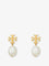 Tory Burch Kira Pearl Drop Earrings - Torygoldivory