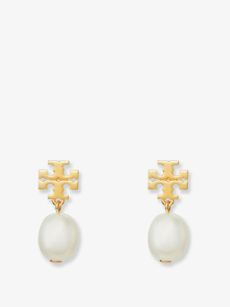 Tory Burch Kira Pearl Drop Earrings - Torygoldivory