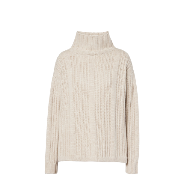 Wool And Cashmere Polo-Neck Jumper