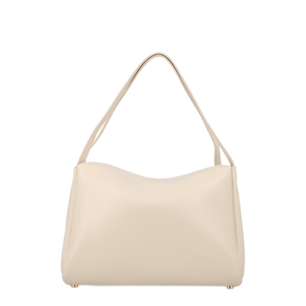 Calipso Trunk Vegan Linen Shoulder Bag - Butter Cream