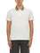 Vintage Check Collar Polo White