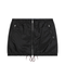 Black Re-Nylon Mini Skirt