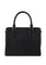 Michael Kors Hamilton Small Satchel (Silver Hardware) - Black