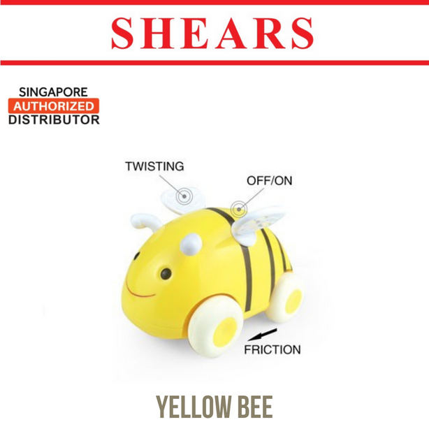 Shears Baby Toy Cute Fiction Toy Car Toddler Toy Yellow Bee