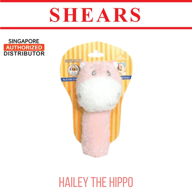 Shears Baby Soft Toy Toddler Squeaker Toy Hailey The Hippo