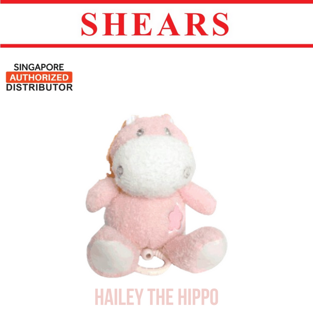 Shears Baby Toy Toddler Soft Toy Musical Pull String Hailey The Hippo