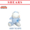 Shears Baby Toy Toddler Soft Toy Musical Pull String Harry The Hippo
