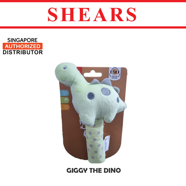 Shears Baby Soft Toy Toddler Squeaker Toy Giggy The Dino
